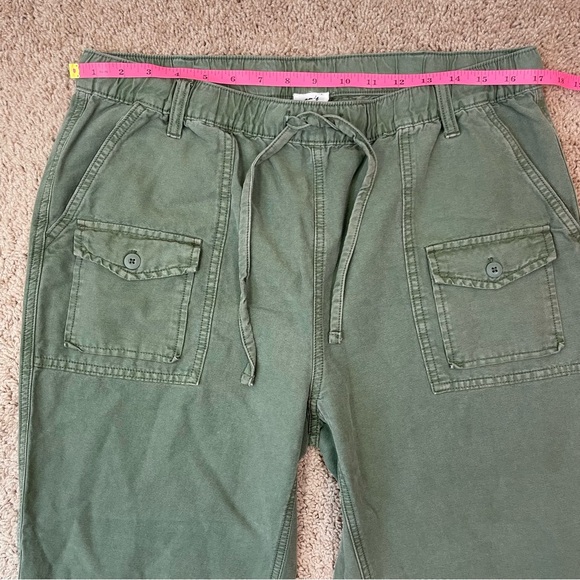 Aerie 2022 Double Pocket Utility Jogger Pants in Olive Army Green Size Large - Picture 12 of 16
